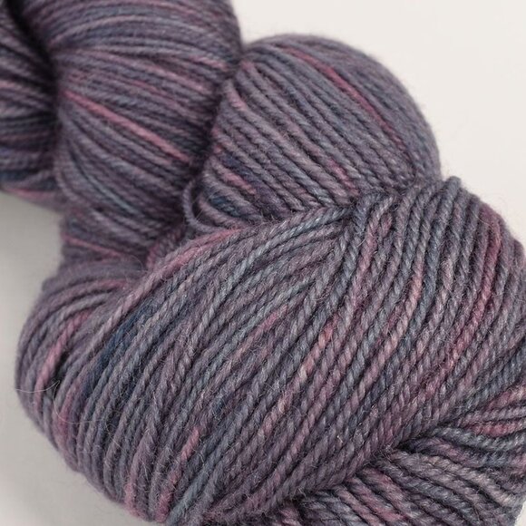 Julie Asselin Leizu Fingering Yarn SW Merino Silk 420yds Pompadour Colorway - Picture 2 of 5